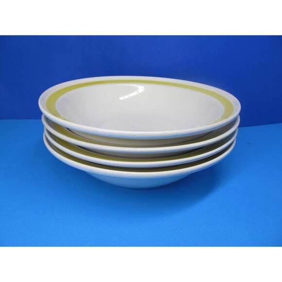 Chadds Ford Spring Meadow  Set Of 4 Vintage 7" Rimmed Cereal Bowls VGC No Issues - Picture 9 of 9